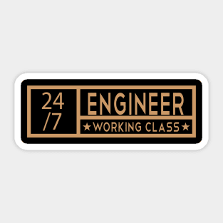 Engineer Tittle Job Sticker